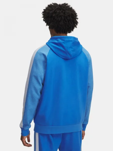 Men's sweatshirt Under Armour UA Rival Flc CB Hood-BLU - Men's