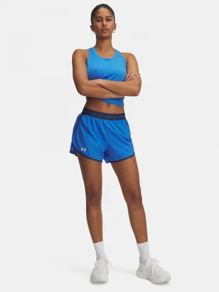 Women's shorts Under Armour UA Fly By 3'' Novelty Short-BLU - Women's