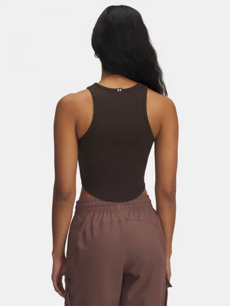 Women's tank top Under Armour UA Rival Rib Tank-BRN - Women's