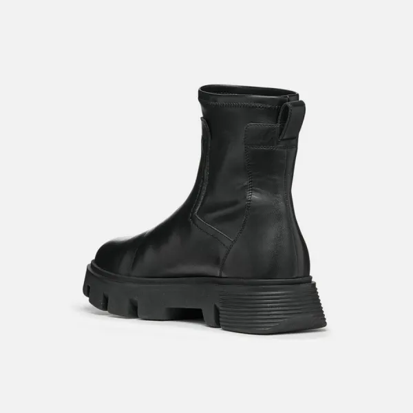 Black women's ankle boots Geox Vilde - Women's
