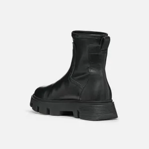 Black women's ankle boots Geox Vilde - Women's