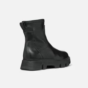 Black women's ankle boots Geox Vilde - Women's
