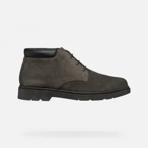 Dark grey men's ankle boots Geox Spherica EC1 - Men