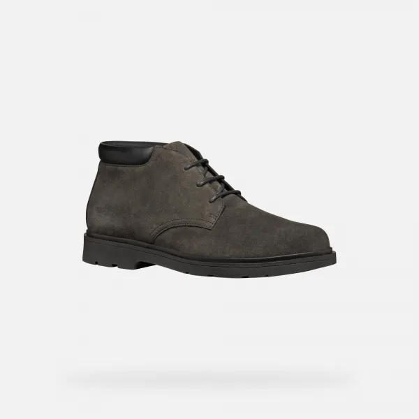 Dark grey men's ankle boots Geox Spherica EC1 - Men