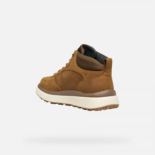 Light Brown Men's Ankle Boots Geox Granito + Grip - Men