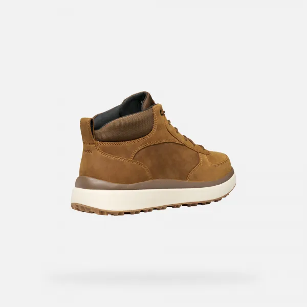 Light Brown Men's Ankle Boots Geox Granito + Grip - Men