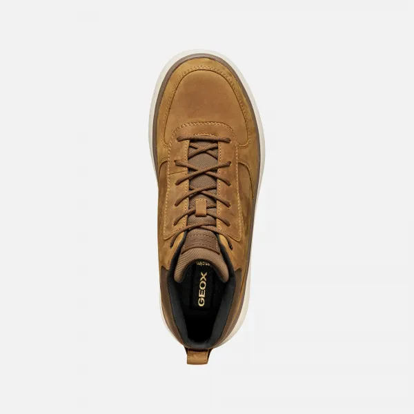 Light Brown Men's Ankle Boots Geox Granito + Grip - Men