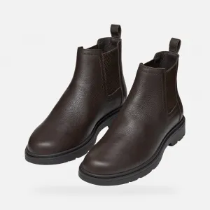 Dark brown men's ankle boots Geox Spherica EC1 - Men's