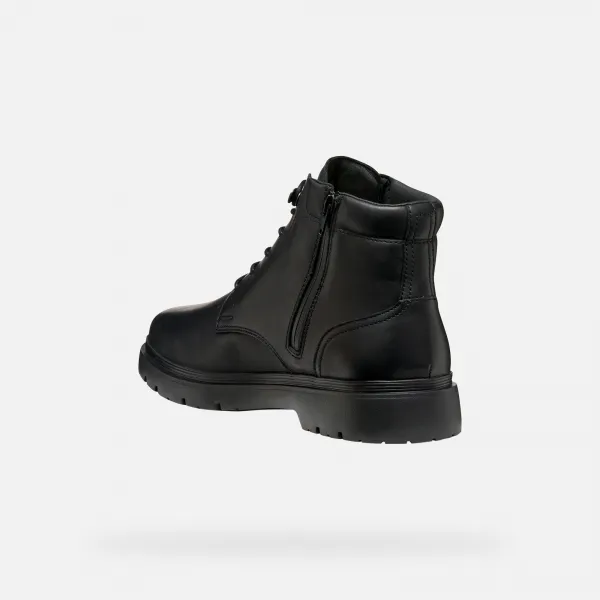Black men's ankle boots Geox Spherica EC1 ABX - Men
