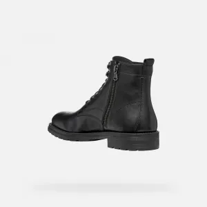 Black men's ankle boots Geox Redclif - Men