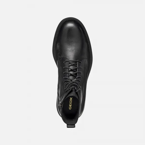 Black men's ankle boots Geox Redclif - Men