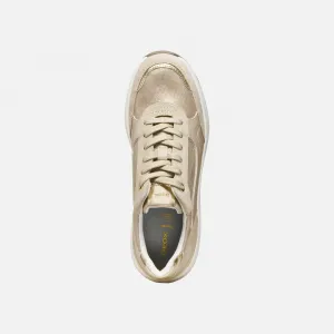 Cream women's sneakers Geox Spherica EC13 - Women's