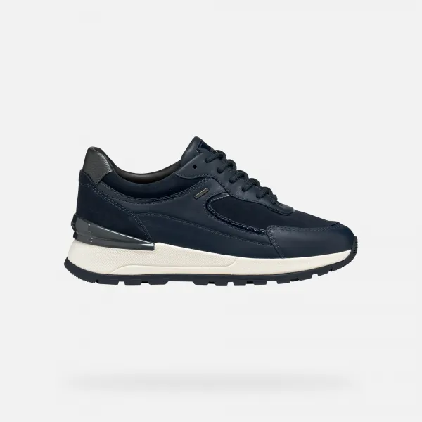 Dark blue women's sneakers Geox Desya ABX - Women's