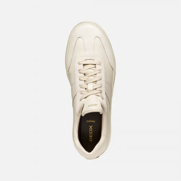 Cream men's sneakers Geox Baltmoore - Men's