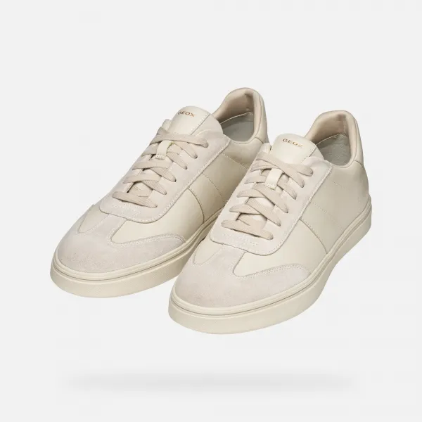 Cream men's sneakers Geox Baltmoore - Men's