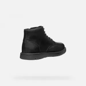 Black men's ankle boots Geox Pove - Men's