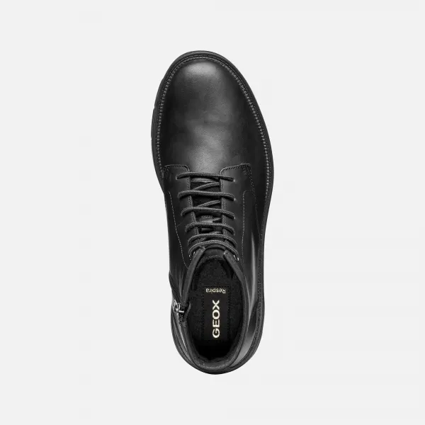 Black men's ankle boots Geox Pove - Men's