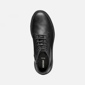 Black men's ankle boots Geox Pove - Men's