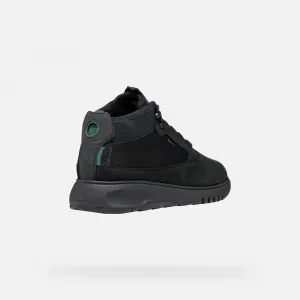 Men's Black Ankle Boots Geox Aerantis 4X4 ABX - Men
