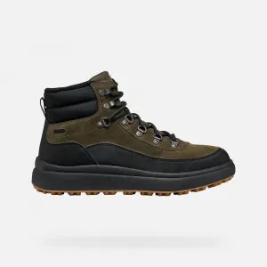 Khaki men's ankle boots Geox Granito + Grip B A - Men's
