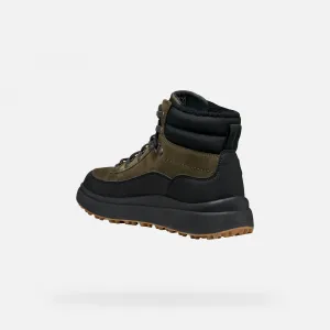 Khaki men's ankle boots Geox Granito + Grip B A - Men's