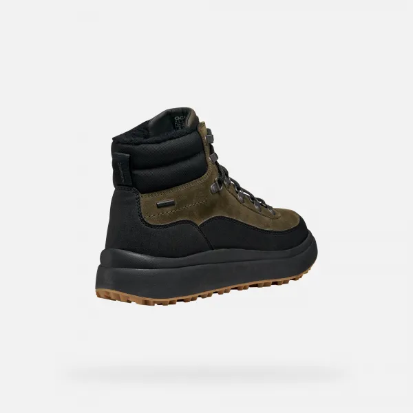 Khaki men's ankle boots Geox Granito + Grip B A - Men's