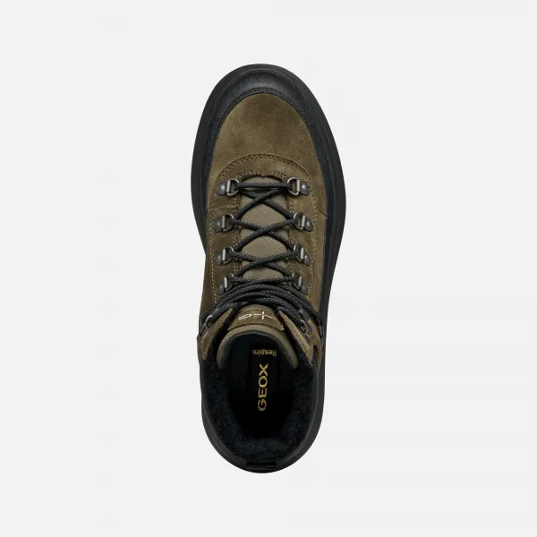 Khaki men's ankle boots Geox Granito + Grip B A - Men's