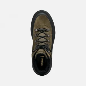 Khaki men's ankle boots Geox Granito + Grip B A - Men's