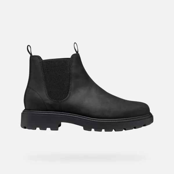 Black men's ankle boots Geox Spherica EC7 - Men's