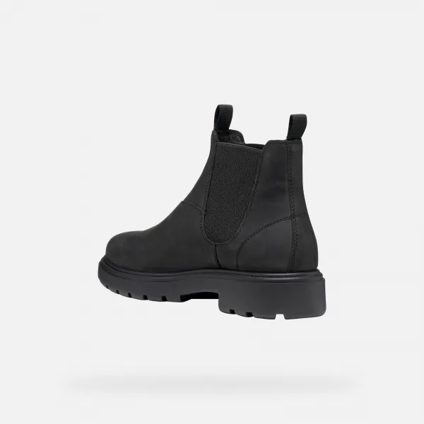 Black men's ankle boots Geox Spherica EC7 - Men's