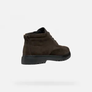 Dark brown men's ankle boots Geox Spherica EC1 B ABX - Men