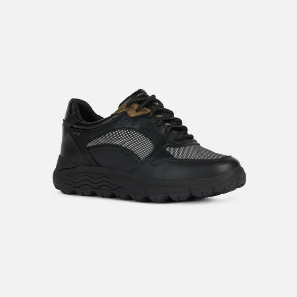 Black women's sneakers Geox Spherica - Women's