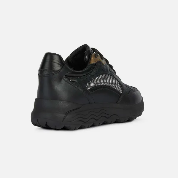 Black women's sneakers Geox Spherica - Women's