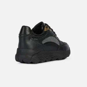 Black women's sneakers Geox Spherica - Women's