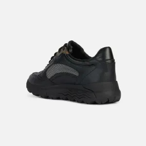 Black women's sneakers Geox Spherica - Women's