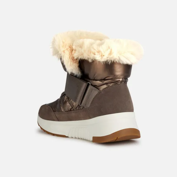 Brown women's ankle boots Geox Falena B ABX - Women's