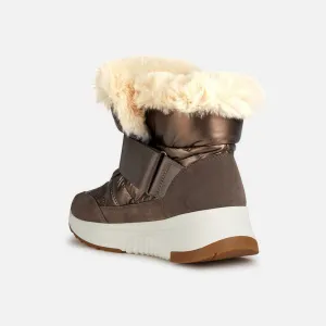 Brown women's ankle boots Geox Falena B ABX - Women's