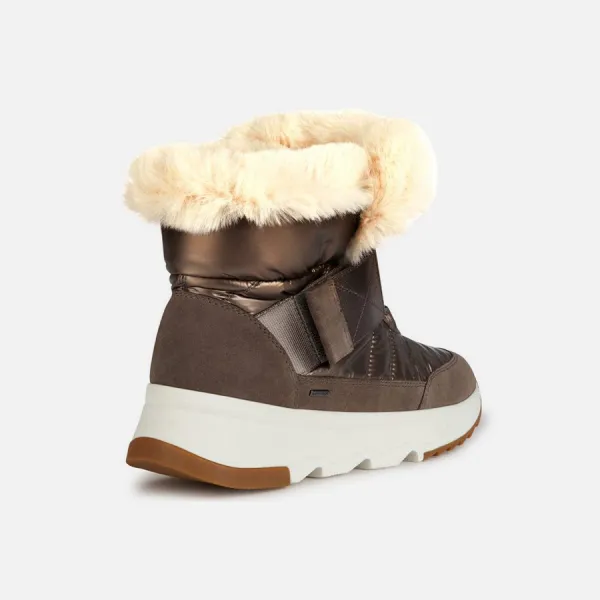 Brown women's ankle boots Geox Falena B ABX - Women's