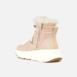 Pink women's sneakers Geox Diamanta - Women's