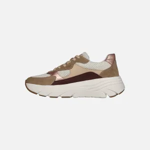 Beige women's sneakers Geox Diamanta B - Women's