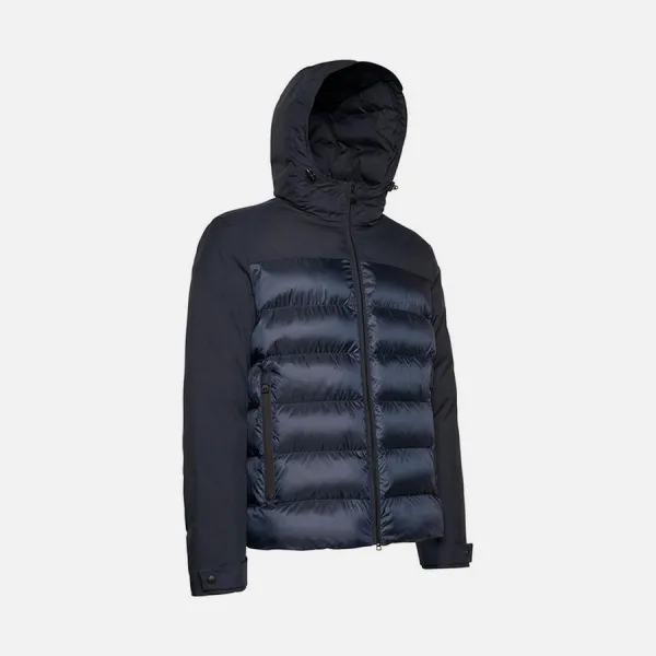 Blue men's jacket Geox Sapienza Hoojkt - Men