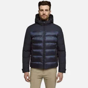 Blue men's jacket Geox Sapienza Hoojkt - Men