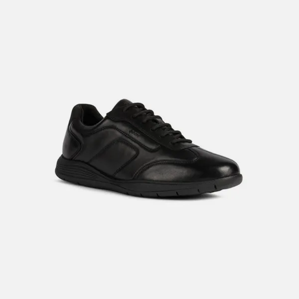 Black men's sneakers Geox Spherica EC2 - Men's