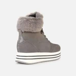Grey women's sneakers Geox Kency - Women's