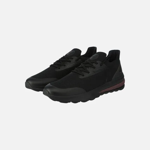 Black men's sneakers Geox Spherica Actif - Men's