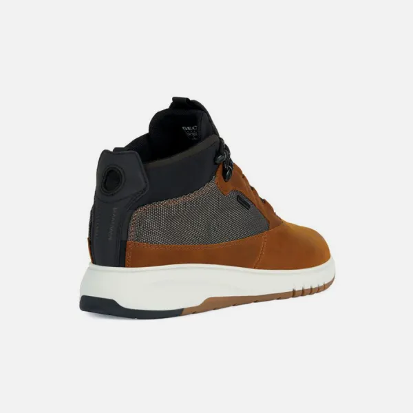 Brown men's ankle boots Geox Aerantis 4X4 B ABX - Men