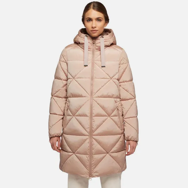 Pink women's parka Geox Allenie - Women's