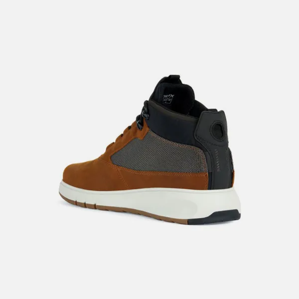 Brown men's ankle boots Geox Aerantis 4X4 B ABX - Men