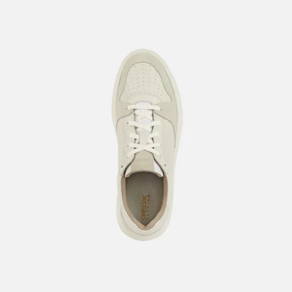White men's sneakers Geox Deiven B - Men's