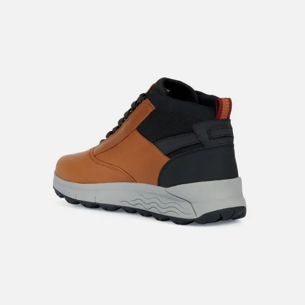 Brown men's ankle boots Geox Spherica 4X4 B ABX - Men's